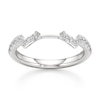 Thumbnail Image 1 of J'Lure Lab-Grown Diamond Angled Contour Wedding Band 1/4 ct tw 18K White Gold