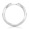 Thumbnail Image 2 of J'Lure Lab-Grown Diamond Angled Contour Wedding Band 1/4 ct tw 18K White Gold