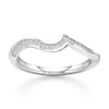 Thumbnail Image 1 of J'Lure Lab-Grown Diamond Contour Wedding Band 1/8 ct tw 18K White Gold