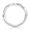 Thumbnail Image 2 of J'Lure Lab-Grown Diamond Contour Wedding Band 1/8 ct tw 18K White Gold