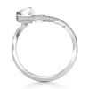 Thumbnail Image 2 of J'Lure Lab-Grown Diamond Contour Wedding Band 1/6 ct tw 18K White Gold