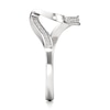 Thumbnail Image 3 of J'Lure Lab-Grown Diamond Contour Wedding Band 1/6 ct tw 18K White Gold