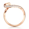 Thumbnail Image 2 of J'Lure Lab-Grown Diamond Contour Wedding Band 1/6 ct tw 18K Rose Gold