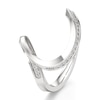 Thumbnail Image 4 of J'Lure Lab-Grown Diamond Contour Wedding Band 1/6 ct tw 18K White Gold