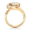 Thumbnail Image 2 of J'Lure Hexagon Brilliant-Cut Lab-Grown Diamond Engagement Ring 3 ct tw 18K Yellow Gold