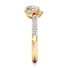 Thumbnail Image 3 of J'Lure Heart Brilliant-Cut Two-Stone Lab-Grown Diamond Engagement Ring 1-3/4 ct tw 18K Yellow Gold