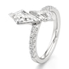 Thumbnail Image 4 of J'Lure Kite Step-Cut Two-Stone Lab-Grown Diamond Engagement Ring 1-7/8 ct tw 18K White Gold