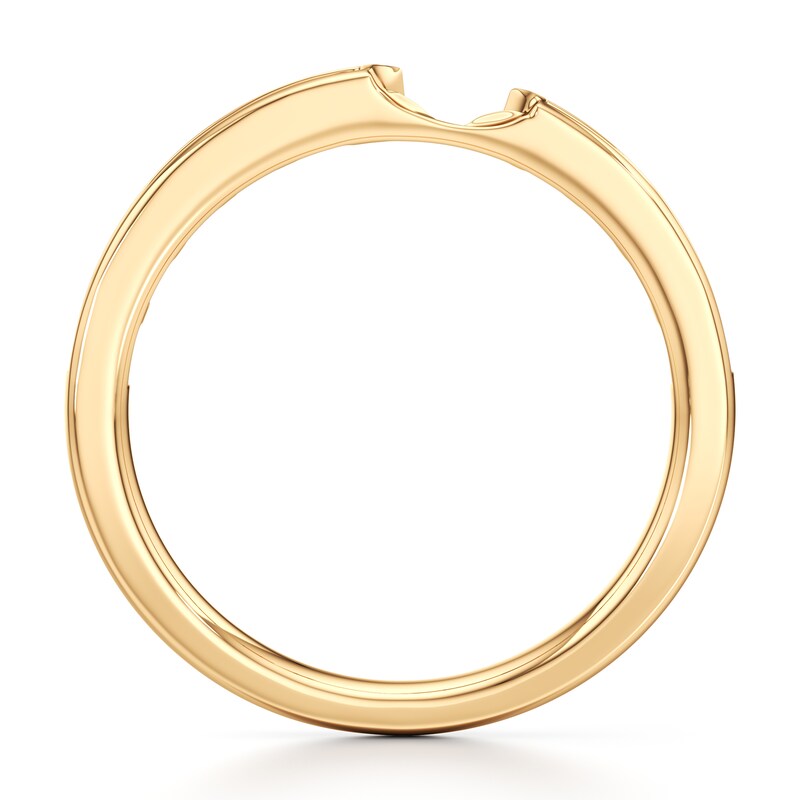 Main Image 2 of J'Lure Baguette-Cut Lab-Grown Diamond Contour Wedding Band 3/8 ct tw 18K Yellow Gold