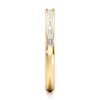 Thumbnail Image 3 of J'Lure Baguette-Cut Lab-Grown Diamond Contour Wedding Band 3/8 ct tw 18K Yellow Gold