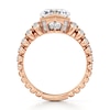 Thumbnail Image 2 of J'Lure Hexagon Brilliant-Cut Lab-Grown Diamond Engagement Ring 3-1/2 ct tw 18K Rose Gold