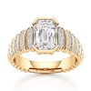 Thumbnail Image 1 of J'Lure Imperial-Emerald Step-Cut Lab-Grown Diamond Engagement Ring 2-3/8 ct tw 18K Yellow Gold