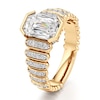 Thumbnail Image 4 of J'Lure Imperial-Emerald Step-Cut Lab-Grown Diamond Engagement Ring 2-3/8 ct tw 18K Yellow Gold
