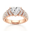 Thumbnail Image 1 of J'Lure Heart Brilliant-Cut Lab-Grown Diamond Engagement Ring 2-1/4 ct tw 18K Rose Gold