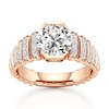 Thumbnail Image 1 of J'Lure Octagon Brilliant-Cut Lab-Grown Diamond Engagement Ring 2-1/3 ct tw 18K Rose Gold
