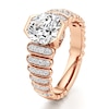 Thumbnail Image 4 of J'Lure Octagon Brilliant-Cut Lab-Grown Diamond Engagement Ring 2-1/3 ct tw 18K Rose Gold