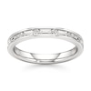 Thumbnail Image 1 of J'Lure Baguette & Round-Cut Lab-Grown Diamond Wedding Band 3/8 ct tw 18K White Gold