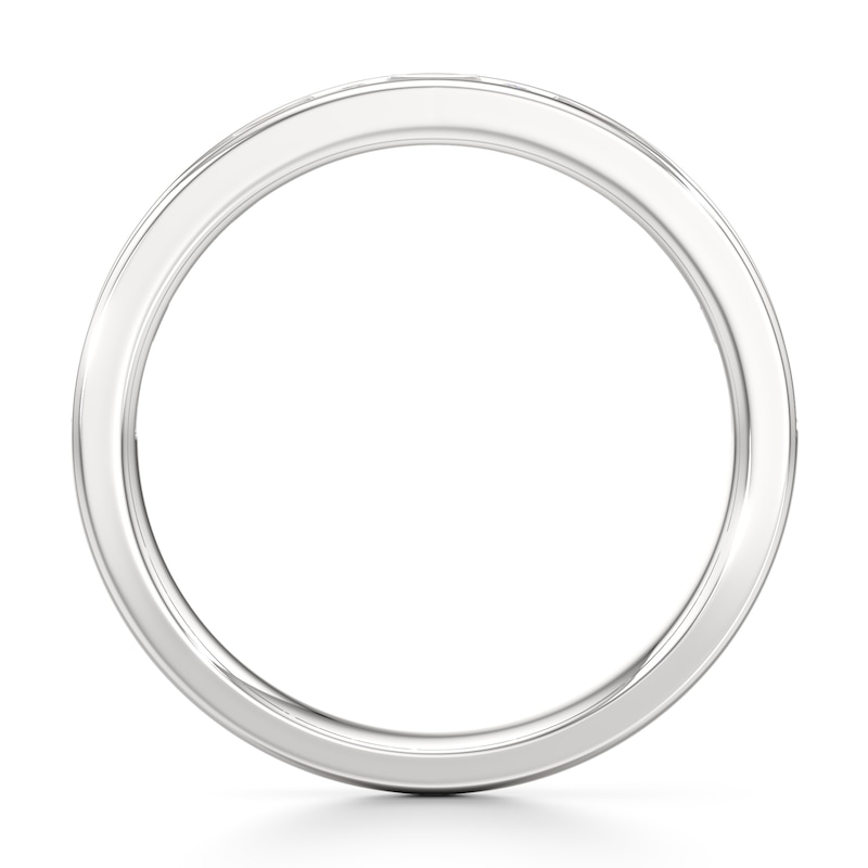 Main Image 2 of J'Lure Baguette & Round-Cut Lab-Grown Diamond Wedding Band 3/8 ct tw 18K White Gold