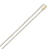 Thumbnail Image 3 of Retro Name Necklace 24K Yellow Gold-Plated Sterling Silver 18"