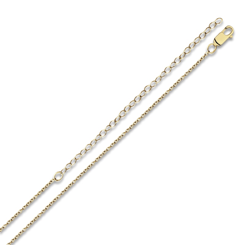 Main Image 3 of Retro Name Necklace 24K Yellow Gold-Plated Sterling Silver 18"