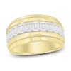 Thumbnail Image 1 of Men's Emerald-Cut Lab-Grown Diamond Fashion Ring 3 ct tw 14K Yellow Gold
