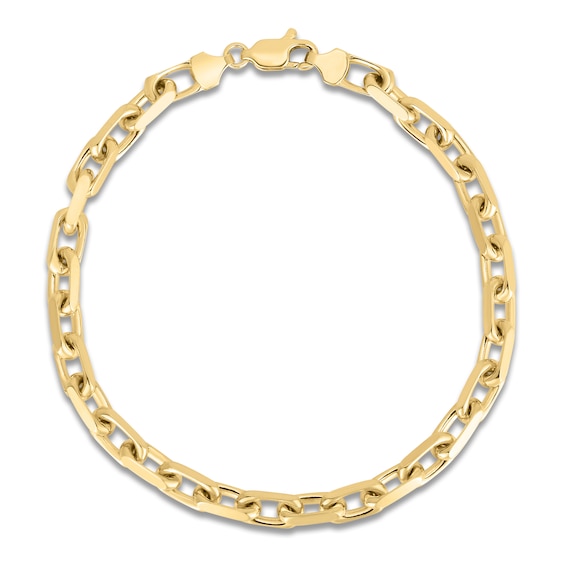 Cable Chain Bracelet 4.8mm Solid 14K Yellow Gold 8.25"