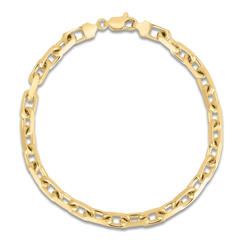 Main Image 1 of Cable Chain Bracelet 4.8mm Solid 14K Yellow Gold 8.25"