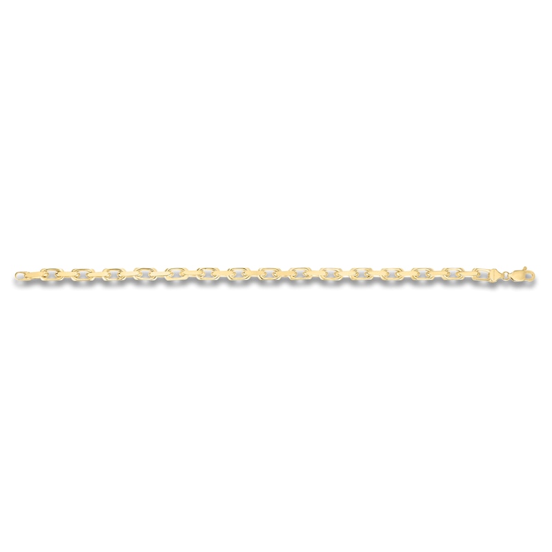 Main Image 2 of Cable Chain Bracelet 4.8mm Solid 14K Yellow Gold 8.25"