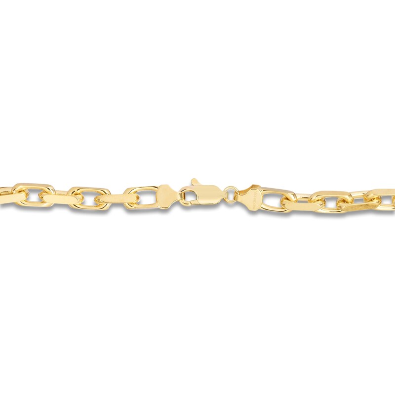 Main Image 3 of Cable Chain Bracelet 4.8mm Solid 14K Yellow Gold 8.25"