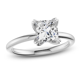 Certified Princess-Cut Diamond Solitaire Engagement Ring 2 ct tw Platinum (VS2/F)