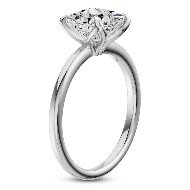 Main Image 2 of Certified Princess-Cut Diamond Solitaire Engagement Ring 2 ct tw Platinum (VS2/F)