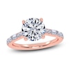 Thumbnail Image 1 of Round-Cut Lab-Grown Diamond Engagement Ring 1-7/8 ct tw 14K Rose Gold