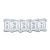 Thumbnail Image 3 of Princess-Cut Lab-Grown Diamond Five-Stone Anniversary Ring 3 ct tw 14K White Gold