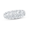 Thumbnail Image 1 of Cushion-Cut Lab-Grown Diamond Eternity Band 6-3/4 - 8-5/8 ct tw Platinum