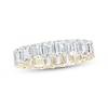 Thumbnail Image 1 of Emerald-Cut Lab-Grown Diamond Eternity Band 5-3/4 - 6-7/8 ct tw 14K Yellow Gold
