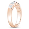 Thumbnail Image 2 of Certified Diamond Five-Stone Anniversary Ring 1 ct tw 14K Rose Gold
