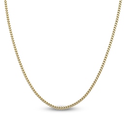 Foxtail Chain Necklace 2.5mm Yellow Ion-Plated Stainless Steel 30"