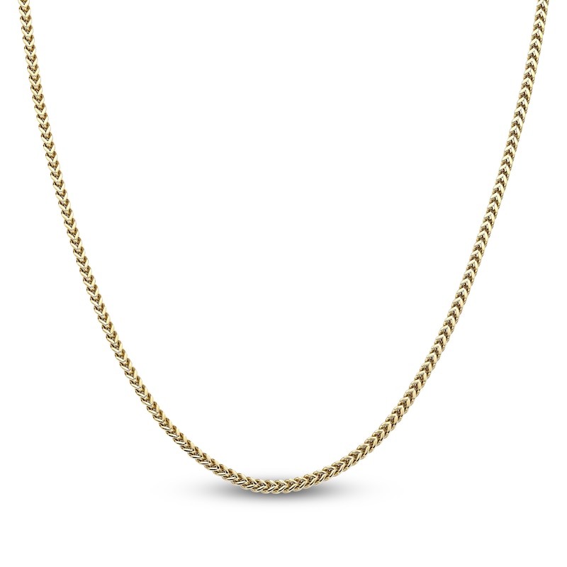 Main Image 1 of Foxtail Chain Necklace 2.5mm Yellow Ion-Plated Stainless Steel 30"