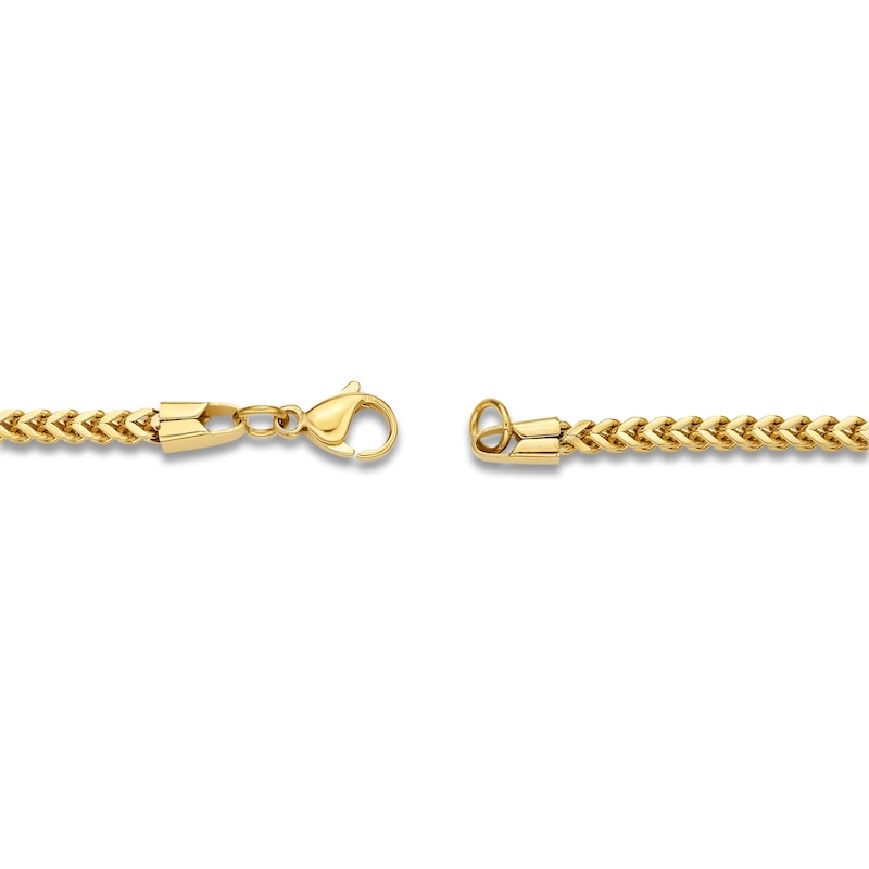 Main Image 3 of Foxtail Chain Necklace 2.5mm Yellow Ion-Plated Stainless Steel 30"
