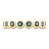 Thumbnail Image 3 of Bezel-Set Natural London Blue Topaz 2.5mm Stackable Ring 14K Yellow Gold