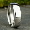 Thumbnail Image 4 of Wedding Band 10K White Gold 6.5mm
