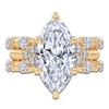 Thumbnail Image 3 of Marquise-Cut Lab-Grown Diamond Engagement Ring 5 ct tw 14K Yellow Gold