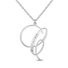 Thumbnail Image 1 of Initial & Name Necklace Sterling Silver 18"