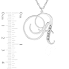 Thumbnail Image 4 of Initial & Name Necklace Sterling Silver 18"