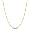 Thumbnail Image 1 of Glitter Rope Chain Necklace 2mm Semi-Solid 10K Yellow Gold 24"