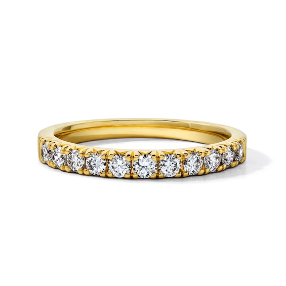 Diamond Anniversary Ring 1/2 ct tw Round 14K Yellow Gold