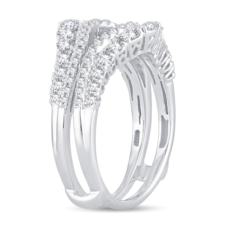 Main Image 2 of Diamond Enhancer Ring 1 ct tw Round 14K White Gold