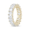 Thumbnail Image 2 of Emerald-Cut Lab-Grown Diamond Eternity Band 5-3/4 to 6-7/8 ct tw 14K Yellow Gold