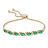 Thumbnail Image 0 of Le Vian Natural Emerald Bracelet 1/10 ct tw Diamonds 14K Honey Gold