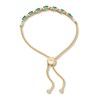 Thumbnail Image 2 of Le Vian Natural Emerald Bracelet 1/10 ct tw Diamonds 14K Honey Gold