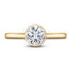 Thumbnail Image 3 of Diamond Solitaire Engagement Ring 1 ct tw Bezel-Set Round 14K Yellow Gold (I2/I)